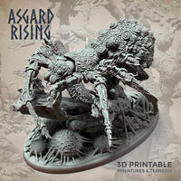 3D Printed Asgard Rising Forest Spiders Set 28mm 32mm Ragnarok D&D