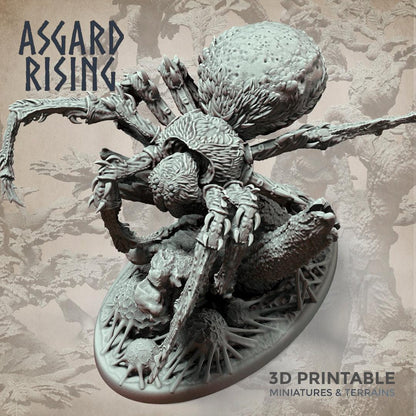 3D Printed Asgard Rising Forest Spiders Set 28mm 32mm Ragnarok D&D