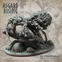 3D Printed Asgard Rising Forest Spiders Set 28mm 32mm Ragnarok D&D