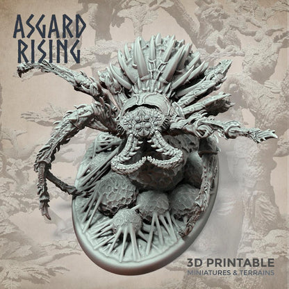 3D Printed Asgard Rising Forest Spiders Set 28mm 32mm Ragnarok D&D