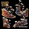3D Printed Asgard Rising Fungi Ruins 28 32 mm Wargaming DnD