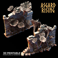 3D Printed Asgard Rising Fungi Ruins 28 32 mm Wargaming DnD