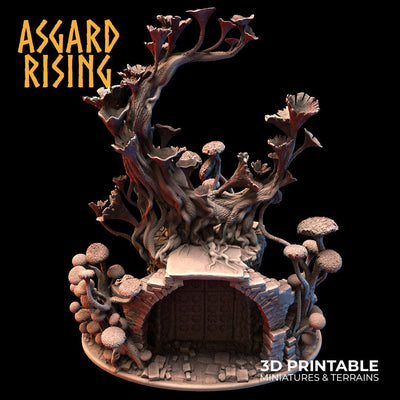 3D Printed Asgard Rising Heart of the Fungi Forest 28 32mm Wargaming DnD