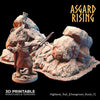 3D Printed Asgard Rising Highland Trail Terrain Set 28 32 mm Wargaming DnD