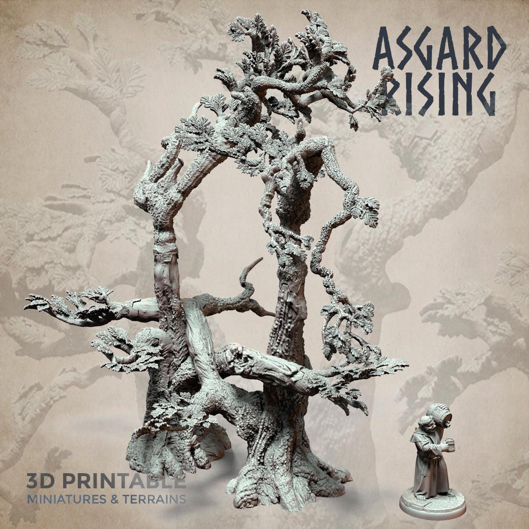 3D Printed Asgard Rising Oak Modular Forest Set 32mm Ragnarok D&D