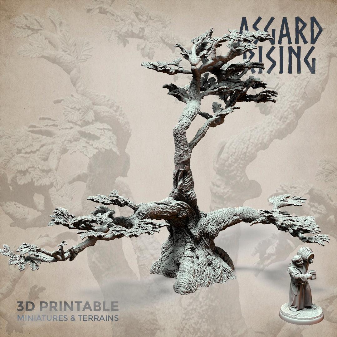 3D Printed Asgard Rising Oak Modular Forest Set 32mm Ragnarok D&D