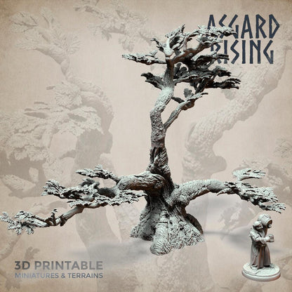 3D Printed Asgard Rising Oak Modular Forest Set 32mm Ragnarok D&D