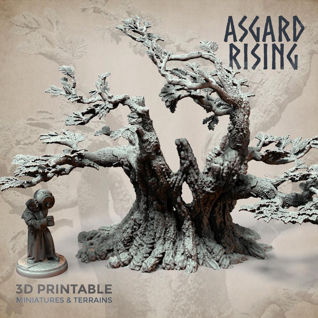 3D Printed Asgard Rising Oak Modular Forest Set 32mm Ragnarok D&D