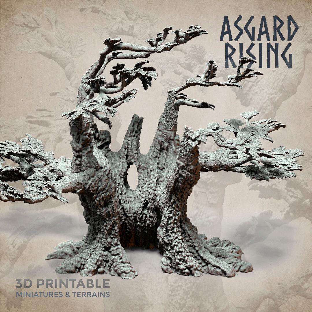3D Printed Asgard Rising Oak Modular Forest Set 32mm Ragnarok D&D
