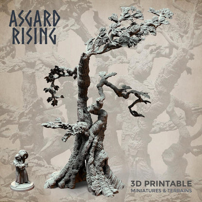 3D Printed Asgard Rising Oak Modular Forest Set 32mm Ragnarok D&D