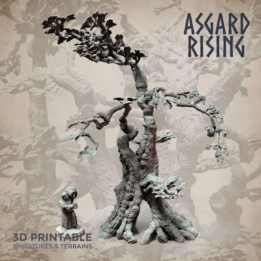 3D Printed Asgard Rising Oak Modular Forest Set 32mm Ragnarok D&D
