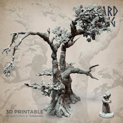 3D Printed Asgard Rising Oak Modular Forest Set 32mm Ragnarok D&D