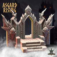 3D Printed Asgard Rising Obsidian Altar 28 32 mm Wargaming DnD