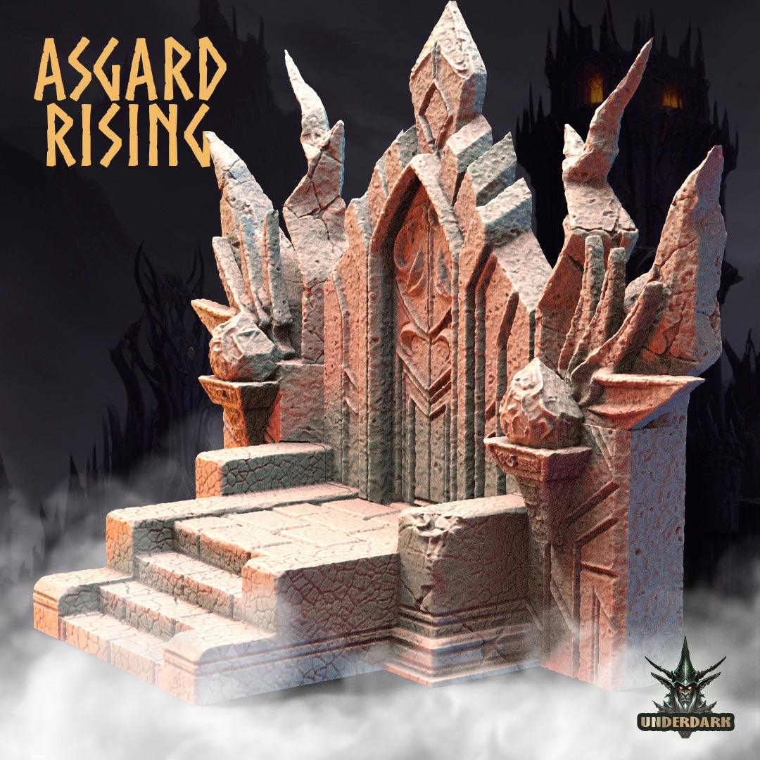 3D Printed Asgard Rising Obsidian Altar 28 32 mm Wargaming DnD