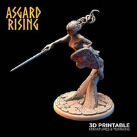 3D Printed Asgard Rising Rangrid the Phantom Lady 28 32 mm Wargaming DnD