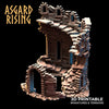 3D Printed Asgard Rising Ruined Tower -  Ragnarok D&D