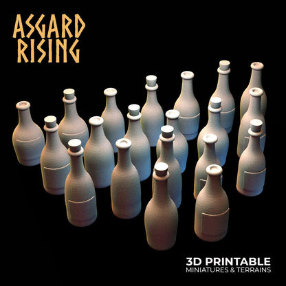 Asgard Rising Tavern Modular Terrain Set – 3D Printed 28mm 32mm D&D
