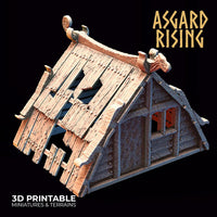 3D Printed Asgard Rising Viking Village Modular Set 28mm - 32mm Ragnarok D&D