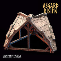 3D Printed Asgard Rising Viking Village Volume 2 Modular Set 28mm - 32mm Ragnarok D&D