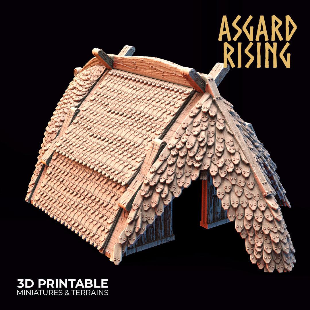 3D Printed Asgard Rising Viking Village Volume 2 Modular Set 28mm - 32mm Ragnarok D&D