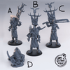 3D Printed Cast n Play - Bandit Captain Set 28mm 32mm D&D
