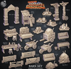 3D Printed Cast n Play Barn Interiors Terrain Essentials 28mm 32mm D&D