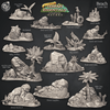 3D Printed Cast n Play Beach Core Set Terrain Essentials Nature 28mm 32mm D&D