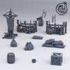3D Printed Cast n Play - Camp Weapons and Props 28mm 32mm D&D
