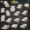 3D Printed Cast n Play Cave Path and Tall Path Set Terrain Essentials Nature 28mm 32mm D&D