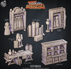 3D Printed Cast n Play Clothing And Tailoring Shop Terrain Essentials 28mm 32mm D&D