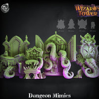 3D Printed Cast n Play Dungeon Mimics Set Wizard's Tower 28mm 32mm D&D