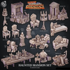 3D Printed Cast n Play Haunted Mansion Furniture Terrain Essentials 28mm 32mm D&D