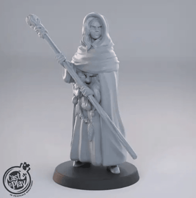 3D Printed Cast n Play - Raistlin 28mm 32mm D&D