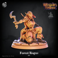 3D Printed Cast n Play Wizard's Tower - Forest Rogue 28mm 32mm D&D