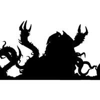 3D Printed Clay Cyanide Thaug Tentacle Monster Hyborean Age 28mm -32mm Ragnarok D&D