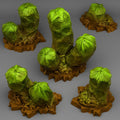 3D Printed Fantastic Plants and Rocks Cactus From Mars 28mm - 32mm D&D Wargaming