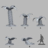 3D Printed Fantastic Plants and Rocks Island Palm 28mm - 32mm D&D Wargaming