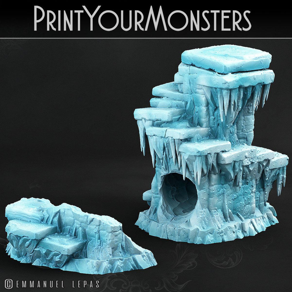 3D Printed Ice Dice Tower