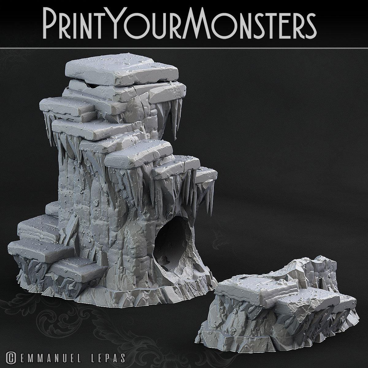 3D Printed Ice Dice Tower