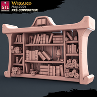 3D Printed STL Miniatures Wizard Set 28 - 32mm War Gaming D&D
