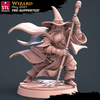 3D Printed STL Miniatures Wizard Set 28 - 32mm War Gaming D&D