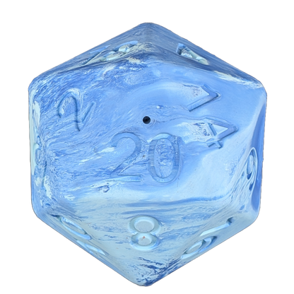 Paw-lymorph Dog Toy: Barbarian Strength D20