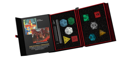 D&D 50th Anniversary Then/Now Dice Set - Vintage & Modern Official Licensed