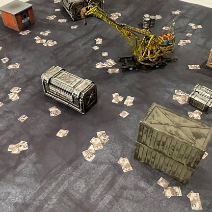 3x3 'Asphalt' F.A.T. Mat Battle Gaming Mat