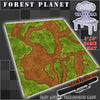 3x3 'Forest Planet' F.A.T. Mat Battle Gaming Mat