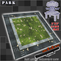 3x3 'Park' F.A.T. Mat Battle Gaming Mat