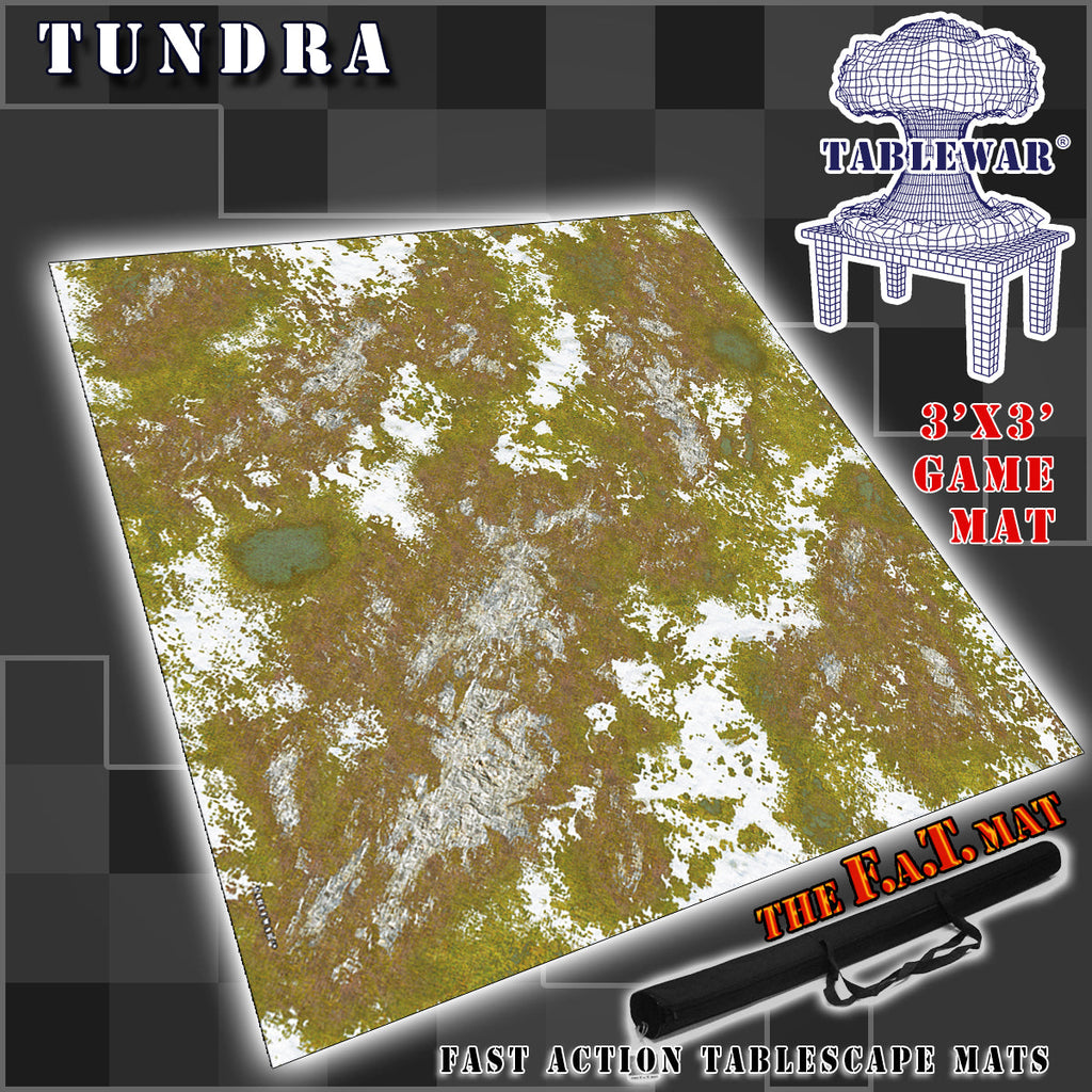 3x3 'Tundra' F.A.T. Mat Battle Gaming Mat