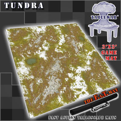 3x3 'Tundra' F.A.T. Mat Battle Gaming Mat
