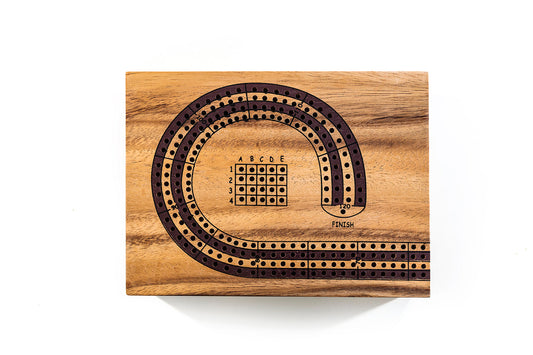 4 Track Cribbage Board