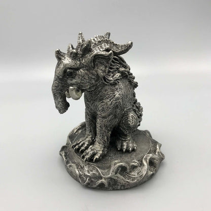 Baku Dream Guardian Statue – Hand Painted Japanese Mythology Figurine